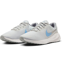 Nike zapatilla running mujer REVOLUTION 7 GRIS lateral interior
