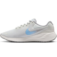 Nike zapatilla running mujer REVOLUTION 7 GRIS puntera