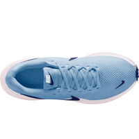Nike zapatilla running mujer REVOLUTION 8 AZUL vista trasera