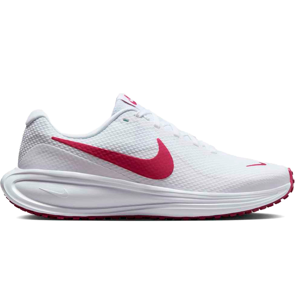 Nike zapatilla running mujer REVOLUTION 8 BLANCO lateral exterior