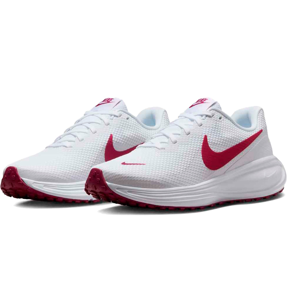 Nike zapatilla running mujer REVOLUTION 8 BLANCO lateral interior