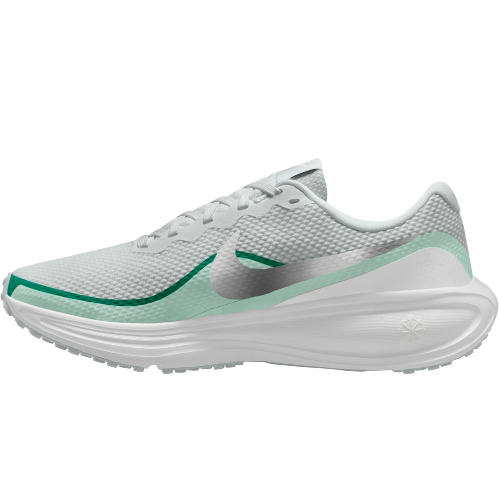 Nike zapatilla running mujer REVOLUTION 8 BLANCO lateral interior
