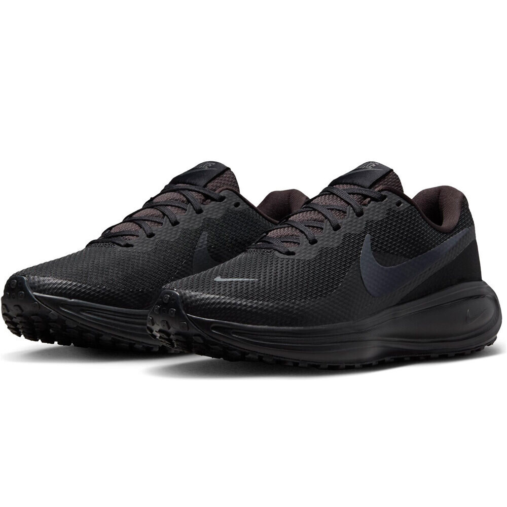 Nike zapatilla running mujer REVOLUTION 8 NEGRO lateral interior