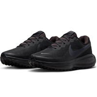 Nike zapatilla running mujer REVOLUTION 8 NEGRO lateral interior