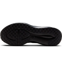 Nike zapatilla running mujer REVOLUTION 8 NEGRO vista superior