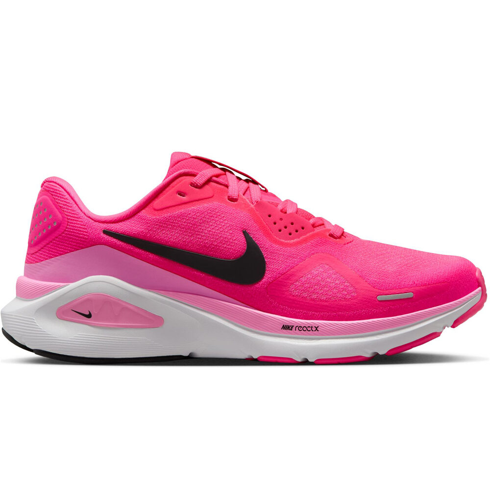 Nike zapatilla running mujer STRUCTURE 26 ROSA lateral exterior