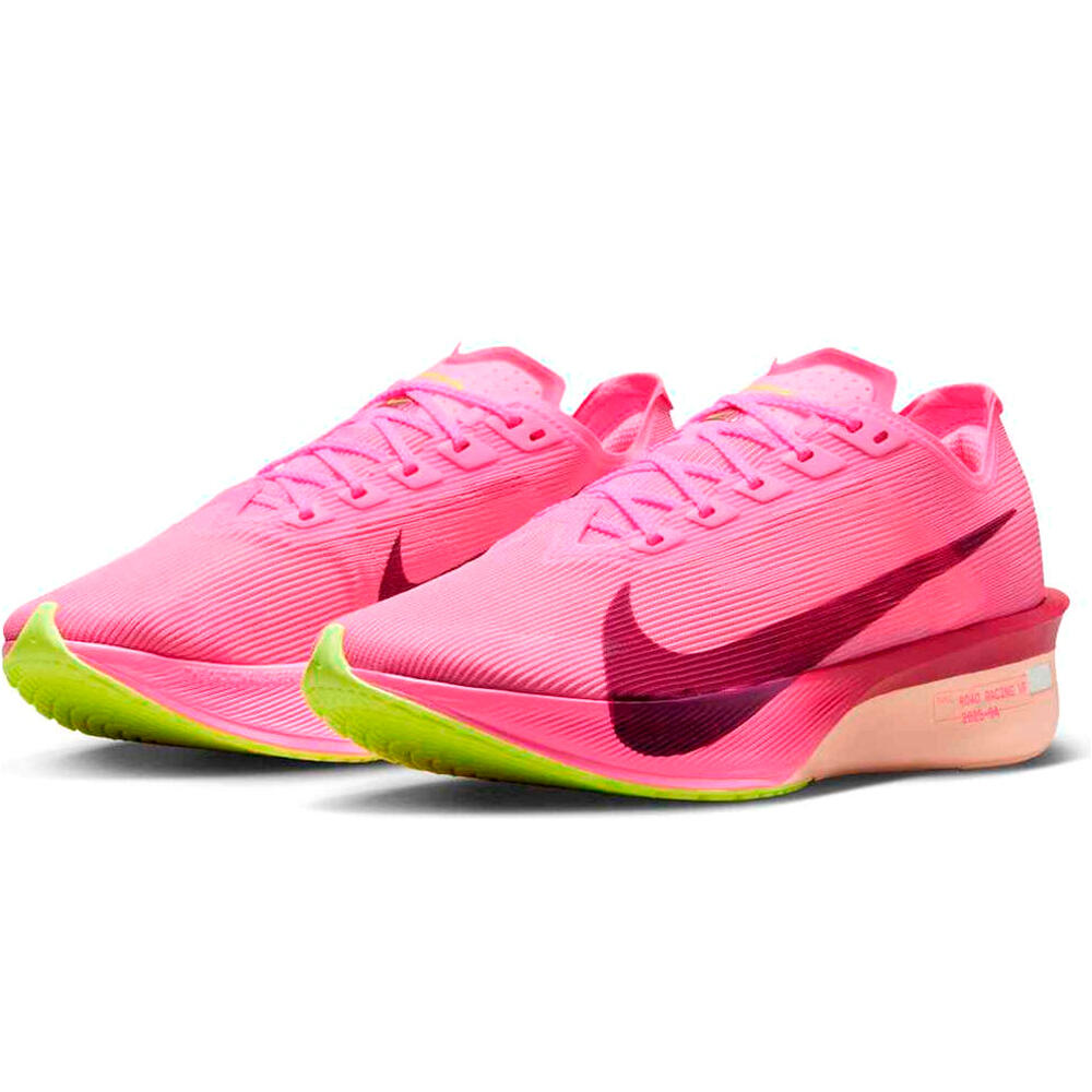 Nike zapatilla running mujer VAPORFLY 4 ROSA lateral interior