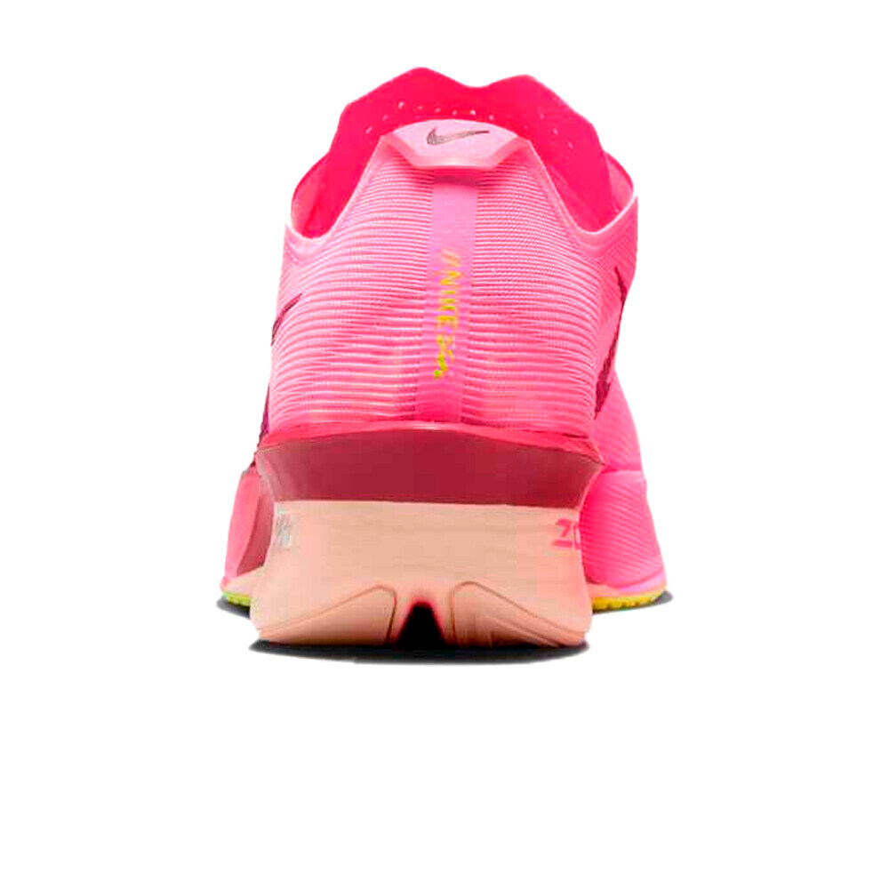Nike zapatilla running mujer VAPORFLY 4 ROSA vista trasera