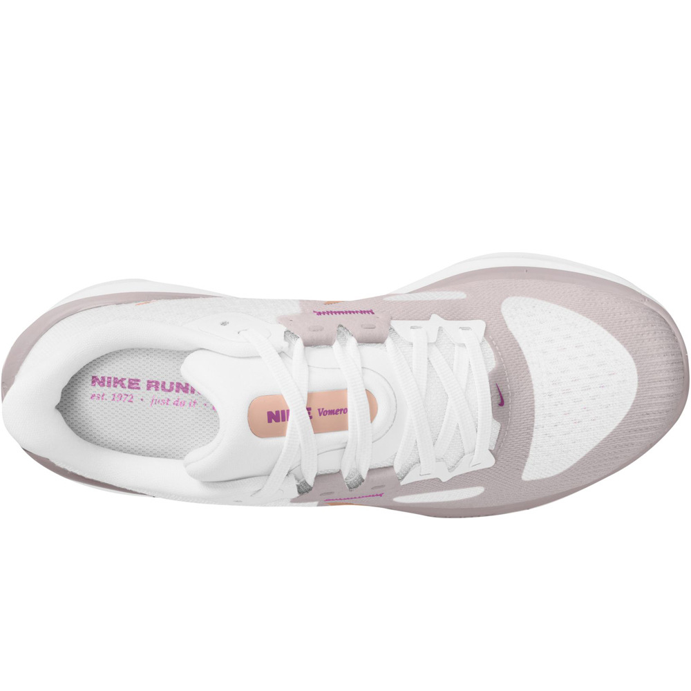 Nike zapatilla running mujer VOMERO 17 BLANCO 05