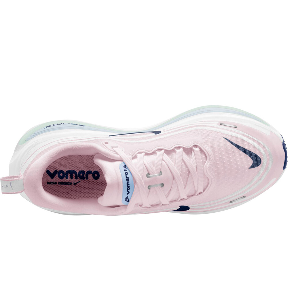 Nike zapatilla running mujer VOMERO PLUS BLANCO vista trasera