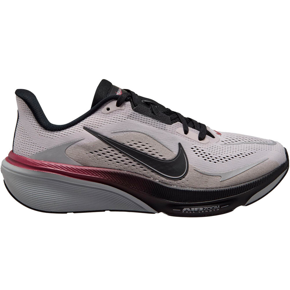 Nike zapatilla running mujer W AIR ZOOM PEGASUS 42 BLANCO lateral exterior