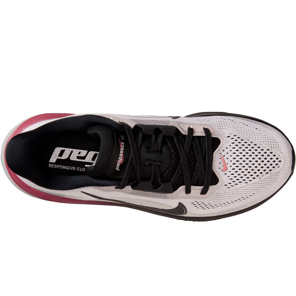 Nike zapatilla running mujer W AIR ZOOM PEGASUS 42 BLANCO vista trasera
