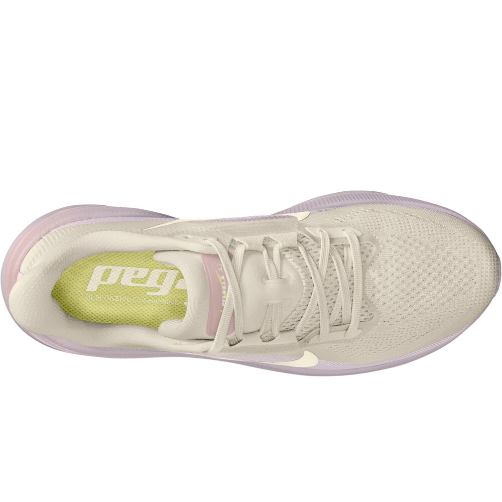 Nike zapatilla running mujer W NIKE AIR ZOOM PEGASUS 42 MARRON vista trasera