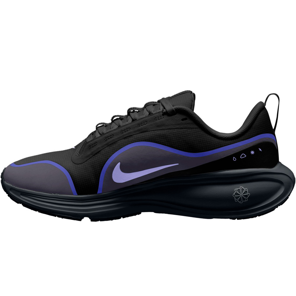 Nike zapatilla running mujer W NIKE REVOLUTION 8 UTILITY NEGRO lateral interior