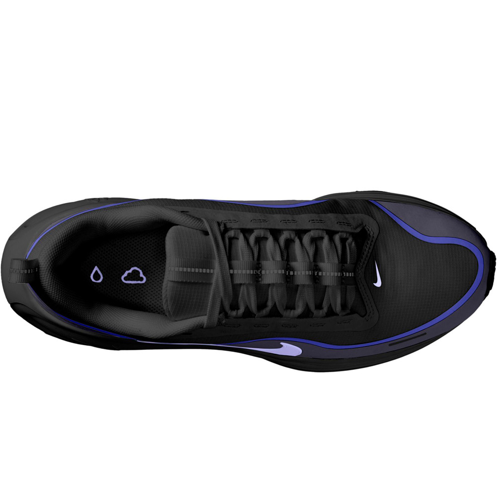 Nike zapatilla running mujer W NIKE REVOLUTION 8 UTILITY NEGRO vista trasera