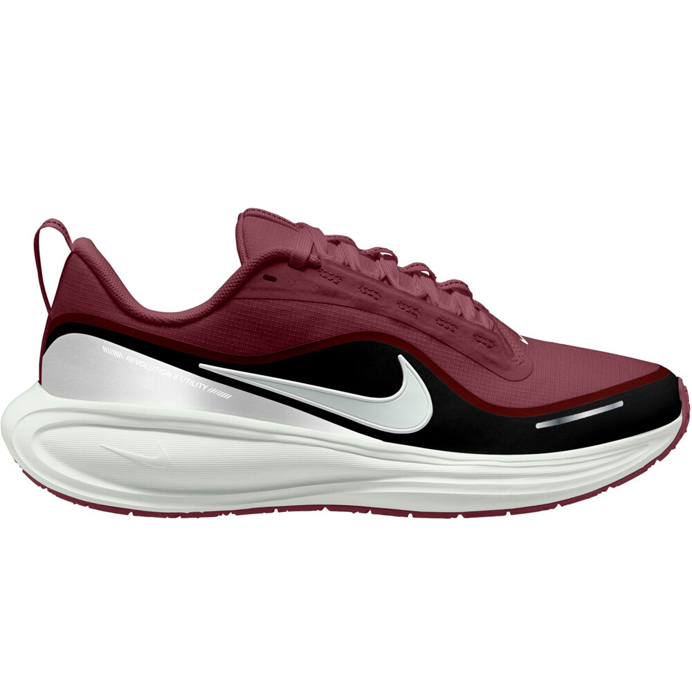 Nike zapatilla running mujer W NIKE REVOLUTION 8 UTILITY ROJO lateral exterior