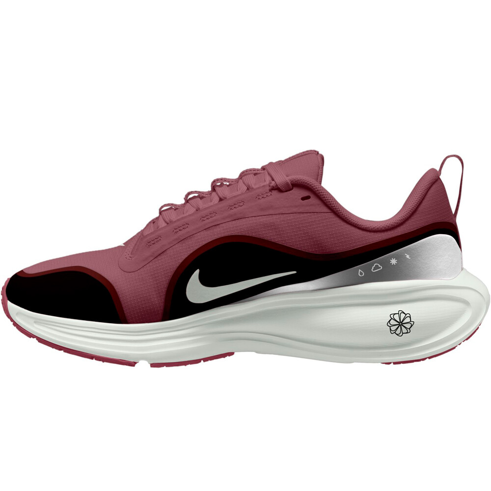 Nike zapatilla running mujer W NIKE REVOLUTION 8 UTILITY ROJO lateral interior