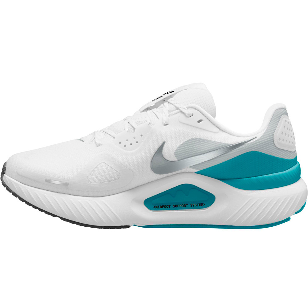 Nike zapatilla running mujer W NIKE STRUCTURE 26 BLANCO lateral interior