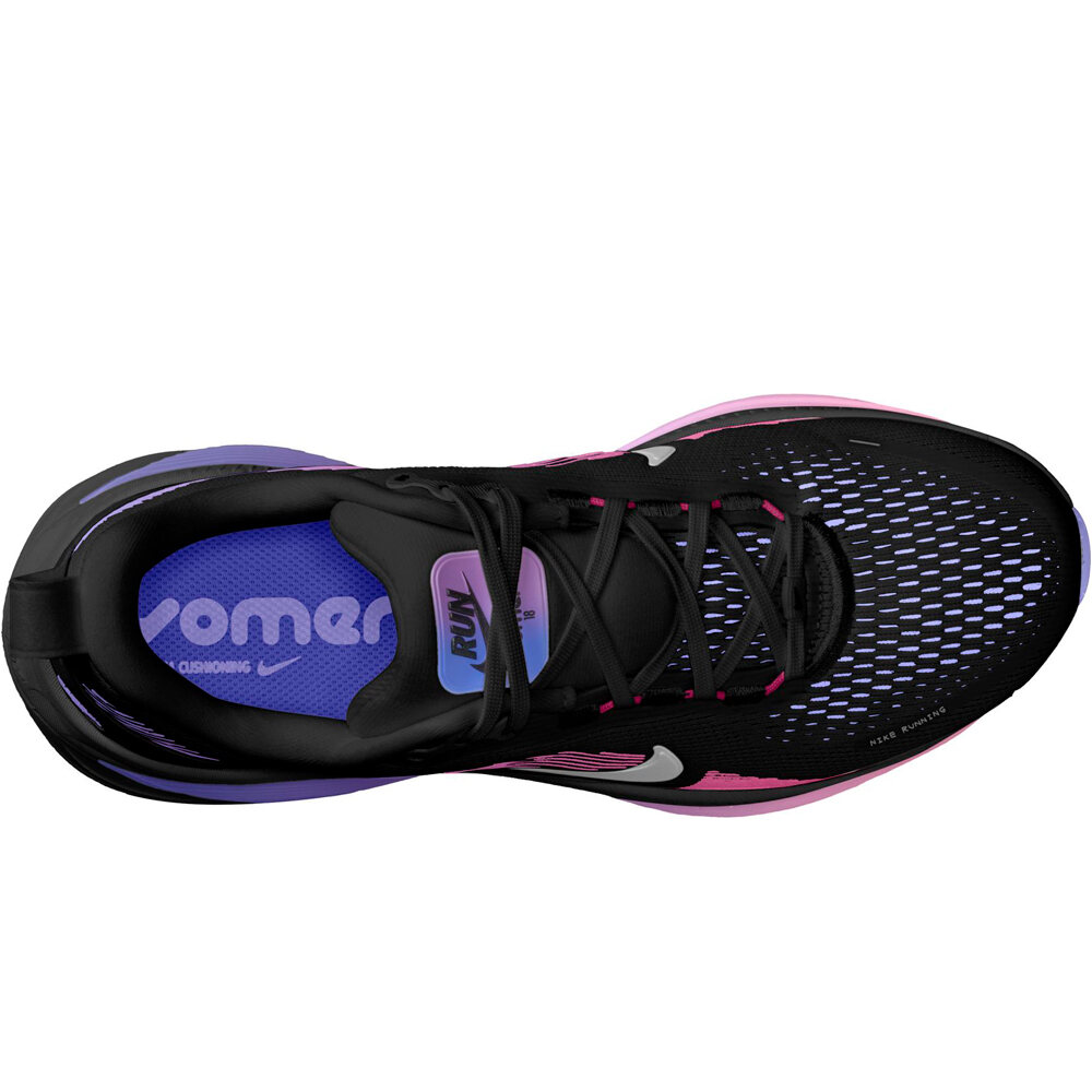 Nike zapatilla running mujer W NIKE VOMERO 18 NEGRO vista trasera