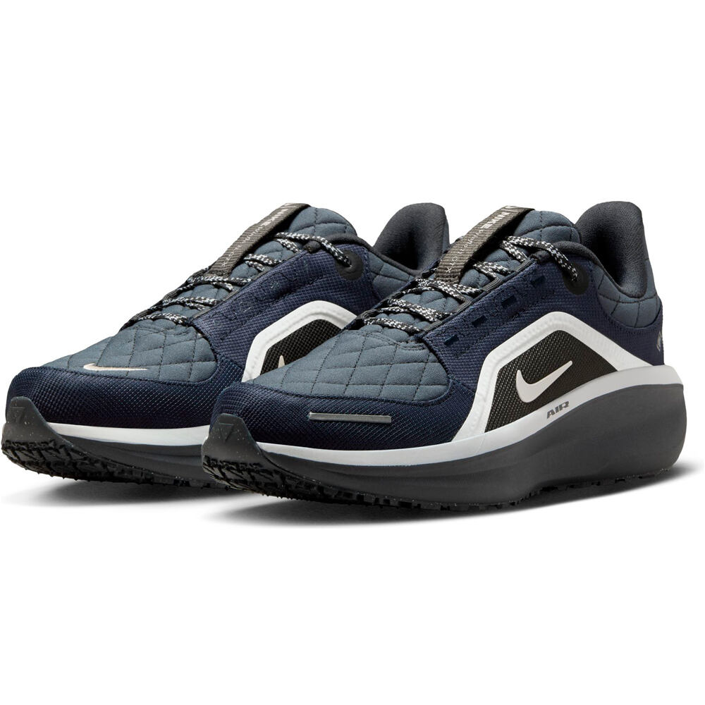Nike zapatilla running mujer WINFLO 11 GORE-TEX AZUL lateral interior