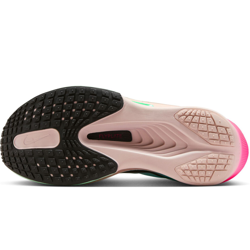 Nike zapatilla running mujer ZOOM FLY 6 AZUL vista superior