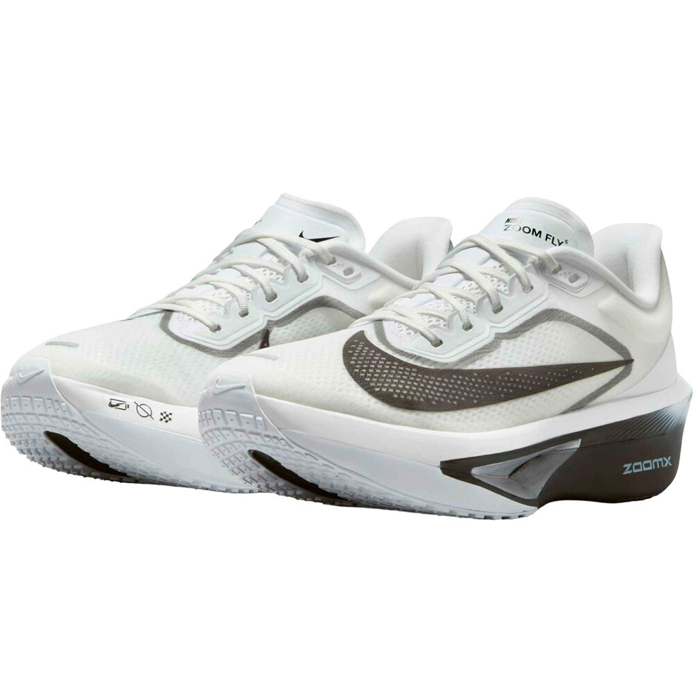 Nike zapatilla running mujer ZOOM FLY 6 BLANCO lateral interior