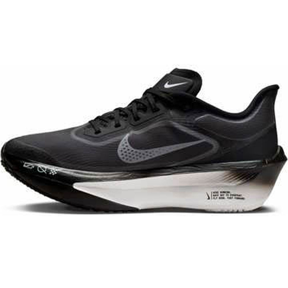 Nike zapatilla running mujer ZOOM FLY 6 NEGRO puntera