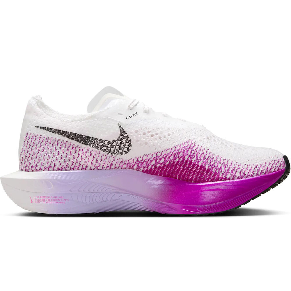Nike zapatilla running mujer ZOOMX VAPORFLY 3 BLANCO puntera