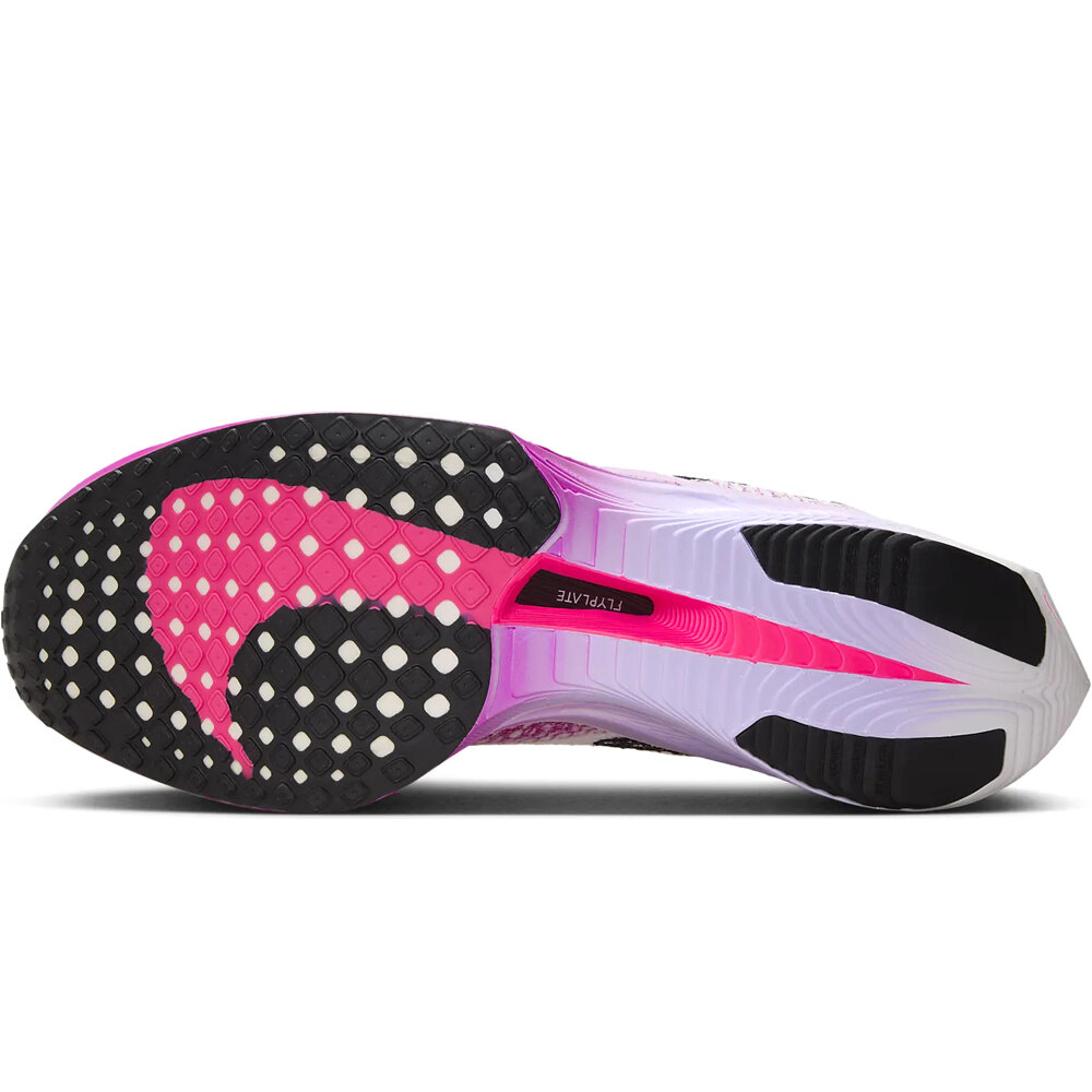 Nike zapatilla running mujer ZOOMX VAPORFLY 3 BLANCO vista superior