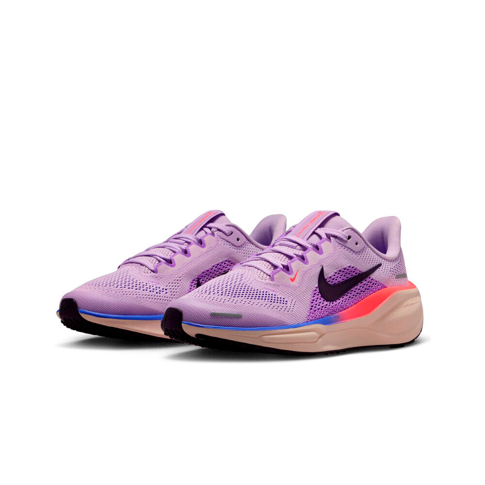 Nike zapatilla running niño PEGASUS 41 MORADO vista trasera