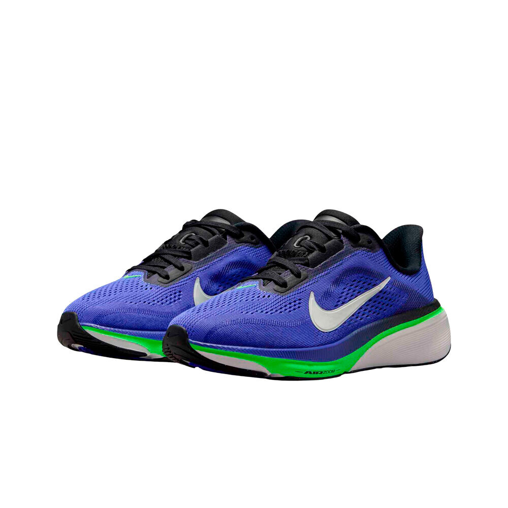 Nike zapatilla running niño PEGASUS 42 AZUL vista trasera