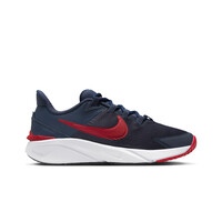 Nike zapatilla running niño STAR RUNNER 4 GRIS vista frontal