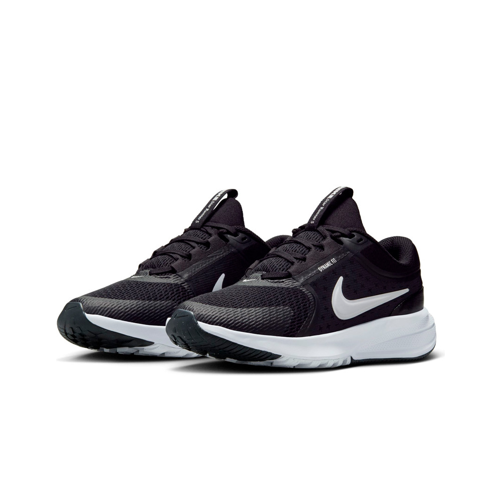 Nike zapatilla running niño STAR RUNNER 5 NEGRO vista trasera