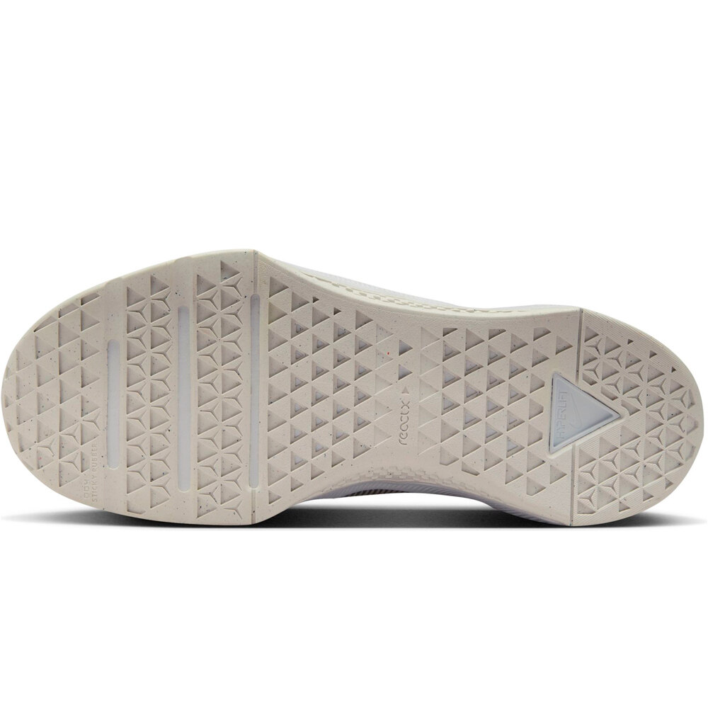 Nike zapatillas fitness mujer METCON 10 BLANCO vista superior