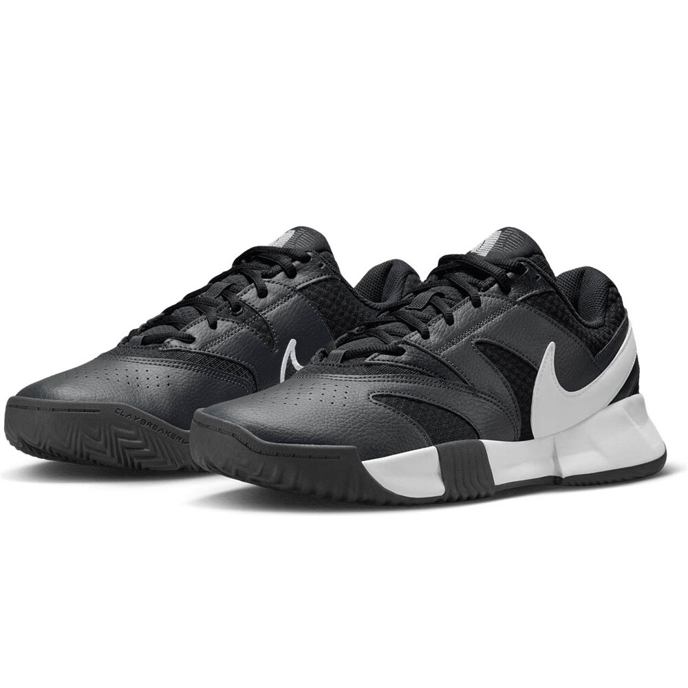 Nike Zapatillas Tenis Hombre COURT LITE 4 CLY NEGRO puntera