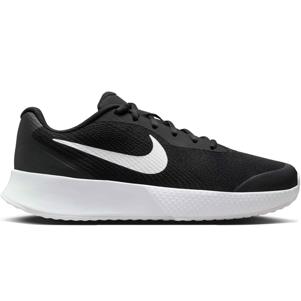 Nike Zapatillas Tenis Mujer VAPOR LITE 3 NEGRO lateral exterior