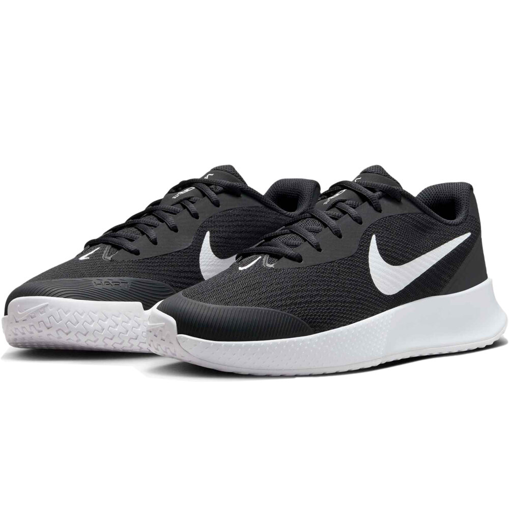 Nike Zapatillas Tenis Mujer VAPOR LITE 3 NEGRO lateral interior