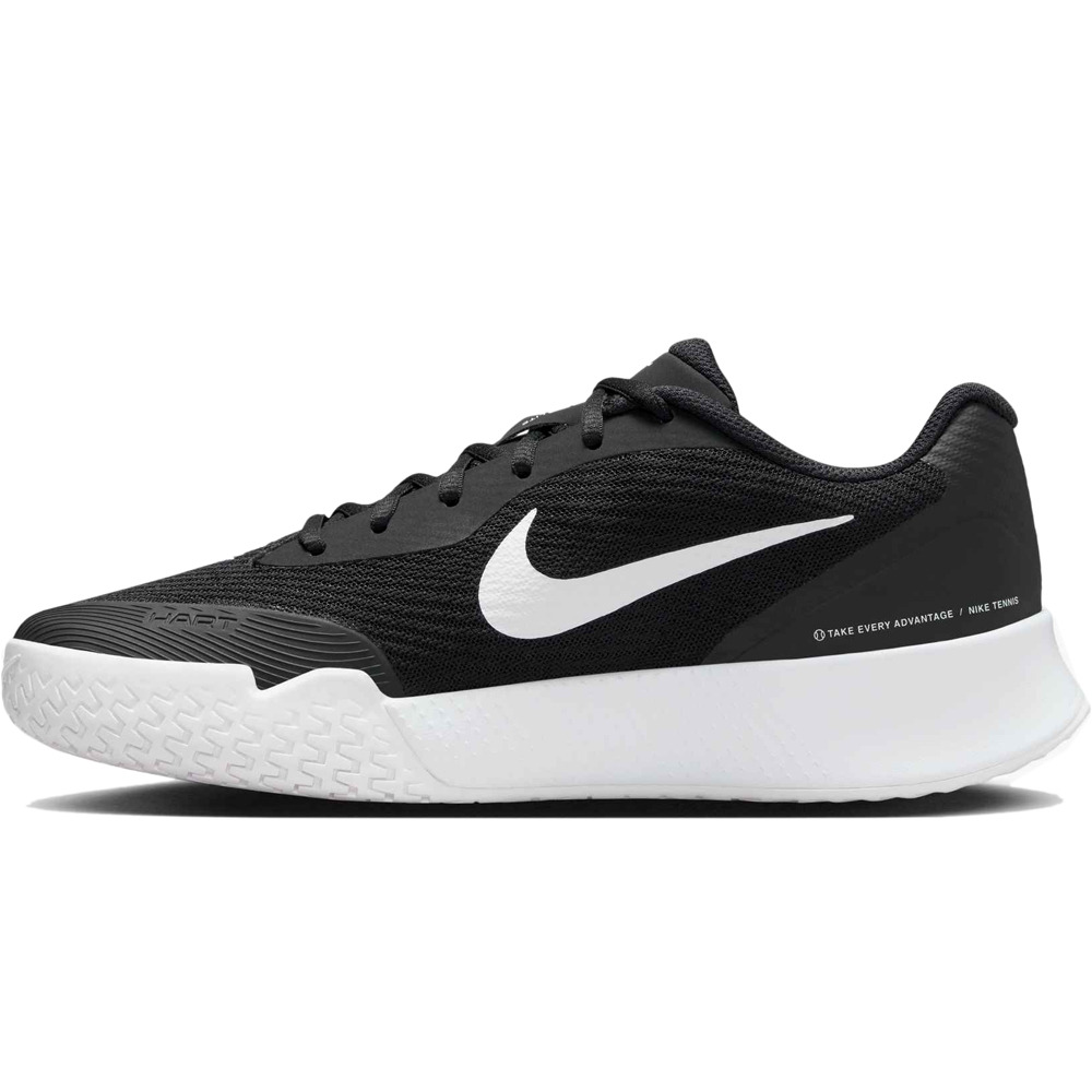 Nike Zapatillas Tenis Mujer VAPOR LITE 3 NEGRO puntera