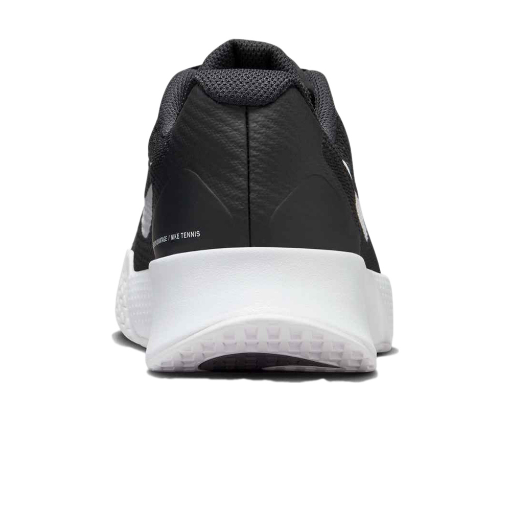Nike Zapatillas Tenis Mujer VAPOR LITE 3 NEGRO vista trasera