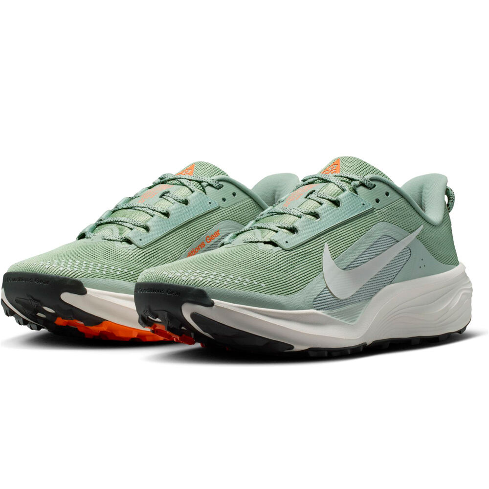 Nike zapatillas trail hombre ACG PEGASUS TRAIL VERDE lateral interior