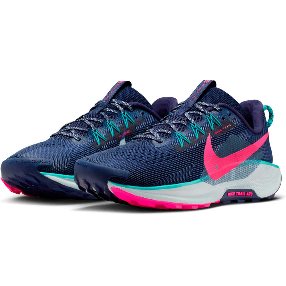 Nike zapatillas trail hombre PEGASUS TRAIL 5 AZUL lateral interior