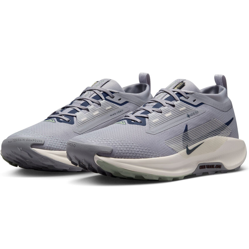 Nike zapatillas trail hombre PEGASUS TRAIL 5 GORE-TEX GRIS lateral interior