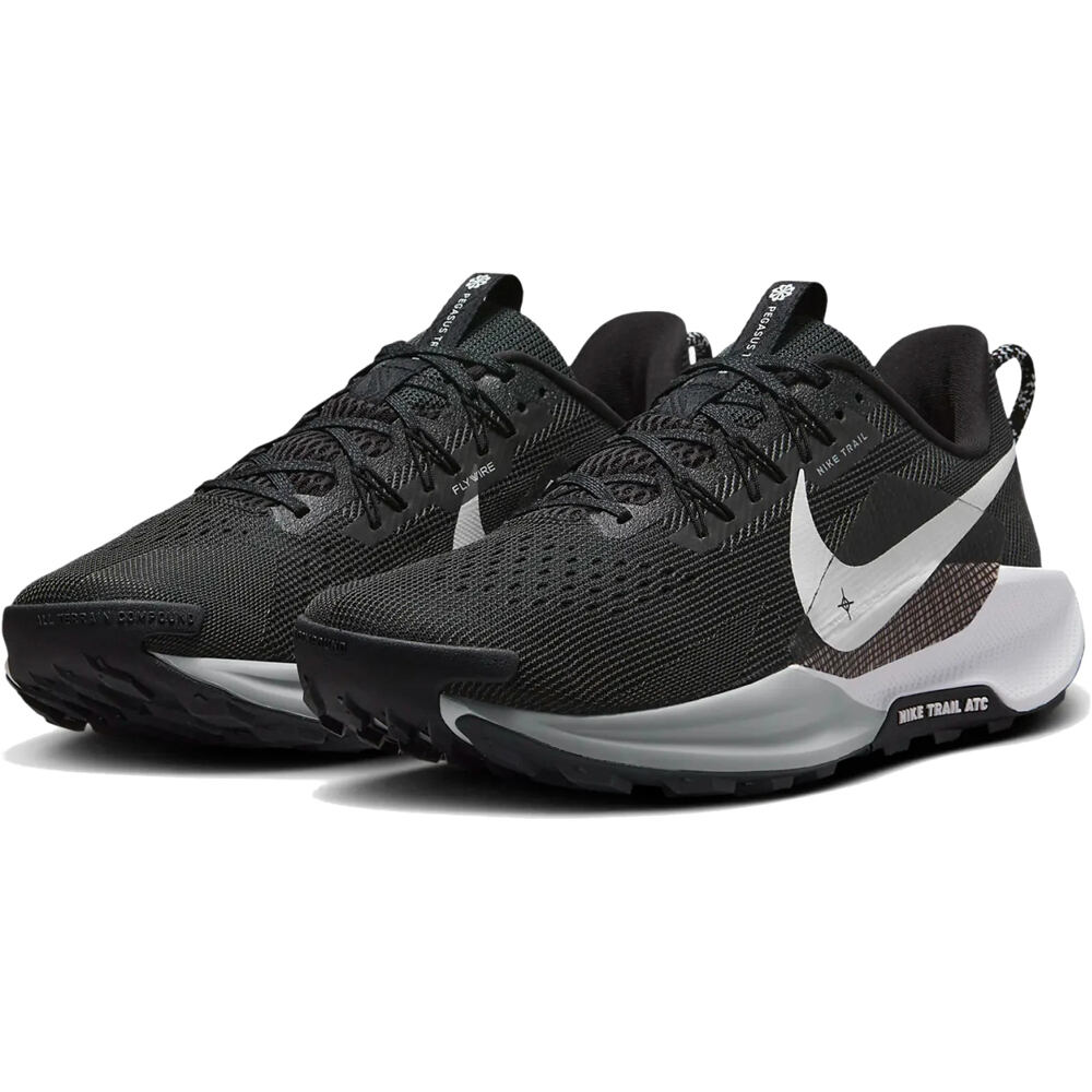 Nike zapatillas trail hombre PEGASUS TRAIL 5 NEGRO lateral interior