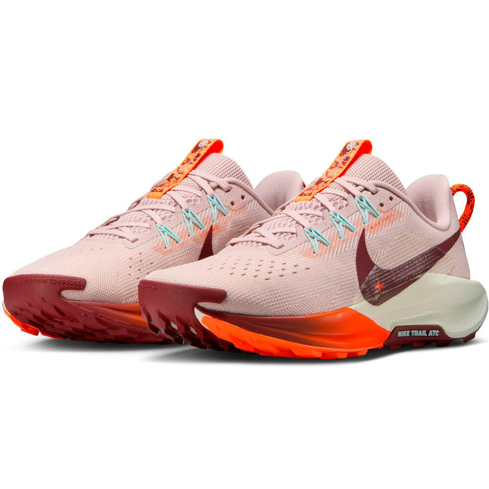 Nike zapatillas trail mujer PEGASUS TRAIL 5 MARRON lateral interior