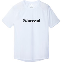 Nnormal camiseta entrenamiento manga corta mujer RACE BLANCO vista trasera