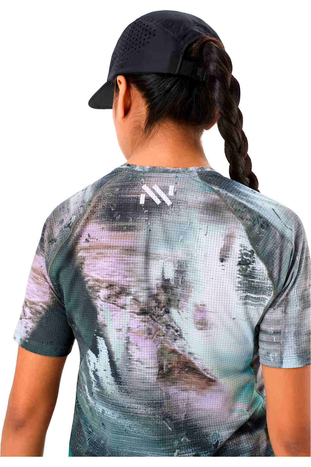 Nnormal camiseta entrenamiento manga corta mujer RACE NATURE  vista trasera