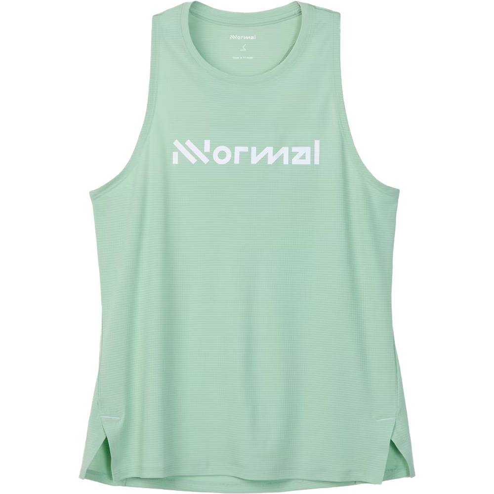 Nnormal camiseta tirantes running RACE VERDE vista detalle