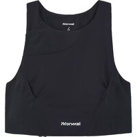 Nnormal camiseta tirantes running TRAIL CROP NEGRO 03