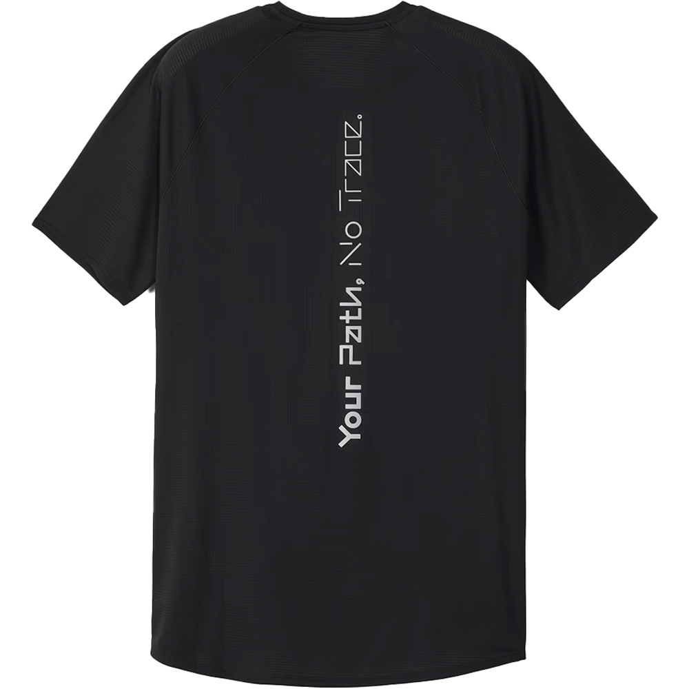 Nnormal camisetas trail running manga corta hombre RACE NEGRO 03