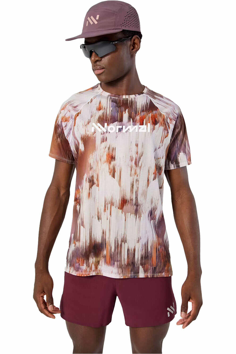 Nnormal camisetas trail running manga corta hombre RACE  vista frontal